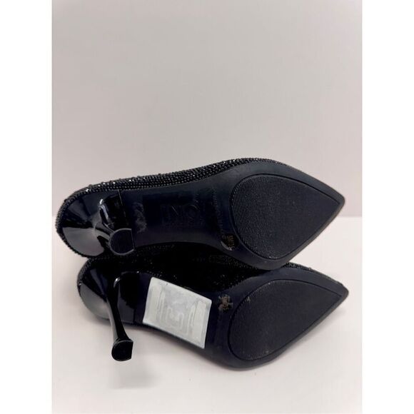 INC Boots Size 5 Black Womens Dressy High Heel Pointed Toe Rhinestones NEW - Picture 10 of 10